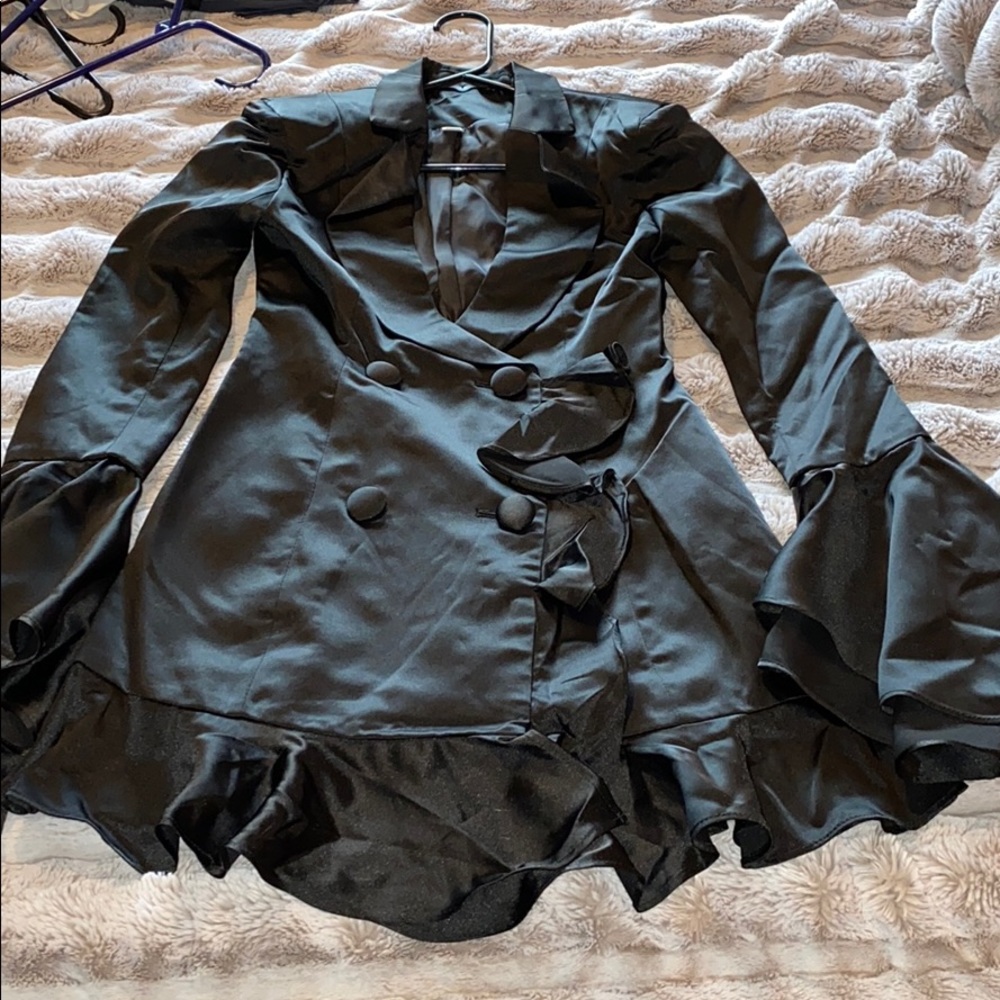 Black business suit dress